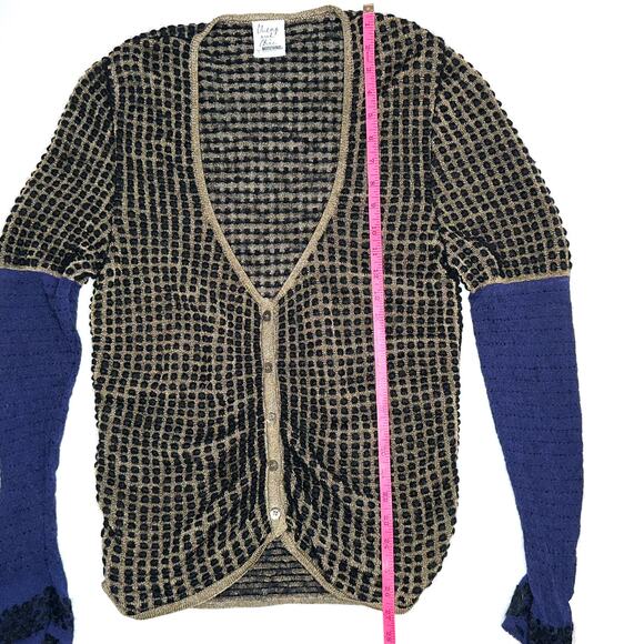 Moschino Cheap and Chic Mohair Wool Knit Cardigan Sweater Size 8 - Picture 12 of 13